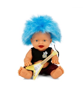 Sunman Oyuncak Punk Nil Bebek Renkli Saçlı 23 Cm 20050