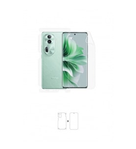 Oppo Reno 11 Ön, Arka ve Yan 360 Derece Tam Kaplama Poliüretan Film