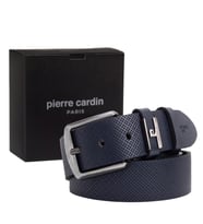 Pierre Cardin Deri Erkek Kemer (En 4 cm) PC2099 (Lacivert)