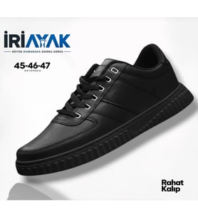 Büyük Numara 45-47 / Rahat Taban Casual Ayakkabı / Erkek - Günlük Kullanıma Uygun