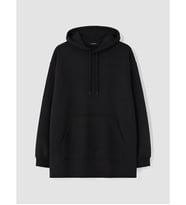LCW Curve Siyah Büyük Beden Kadın Hoodie