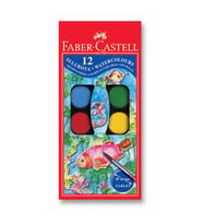 Faber-Castell Küçük Boy Sulu Boya 12 Renk 125011