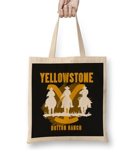 Yellowstone Dutton Ranch 01 Bez Çanta Uzun Saplı