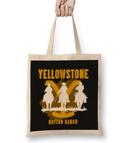 Yellowstone Dutton Ranch 01 Bez Çanta Uzun Saplı