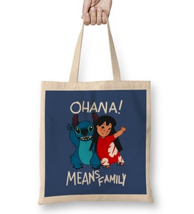 Stitch Ohana Bez Çanta Uzun Saplı