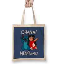 Stitch Ohana Bez Çanta Uzun Saplı