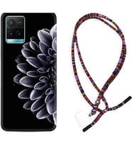 Vivo Y11S Y21S Y20 Y20S Y70 Kılıf Boyun Asklı Rasta Silikon Çiçekler 1639