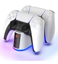 Rampage RP-PS5 PlayStation 5 RGB Işıklı Hızlı Şarj İstasyonu