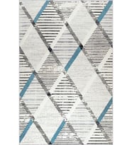 Eliana Home Baskılı, Yıkanabilir Kaymaz Taban Salon Halısı LNA0737 100x150 cm (Gri)
