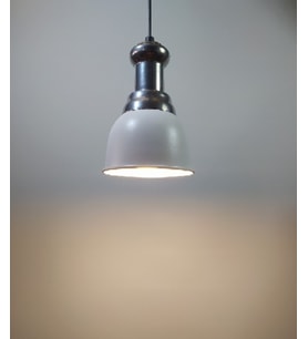 RİOLİGHT RETRO TEKLİ METAL SARKIT AVİZE ŞAPKA ÇAPI: 14CM (Siyah)