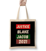 Justice For Jacob Blake 2022 Black Lives Matter Bez Çanta Uzun Saplı