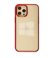 Iphone 12 Kılıf Element Silikon - Kırmızı