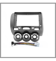 HONDA JAZZ / CITY 2002-2008 UYUMLU 9" FÜME ANDROID MULTİMEDYA ÇERÇEVESİ - SOKET