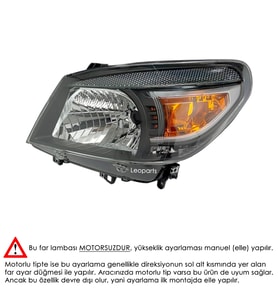 LEOPARTS Ford Ranger Far Lambası Sol (Motorsuz) 2010-2012 UD205-1030