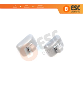 Audi A1 A3 A4 B7 B8 B9 A5 A6 C6 Q2 Q3 Q5 TT Seat Exeo İçin 2X Güneşlik Tutucu Ayak Klipsi Gri Renk
