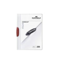 Durable Sıkıştırmalı Dosya SwingClip Ortadan Klipsli 30 Sayfa Kırmızı (25 Li Paket)