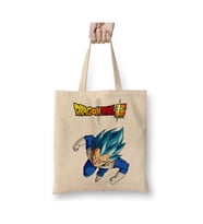 Dragonball Z Super Beyaz Bez Çanta Uzun Saplı Alışveriş Çantası Plaj Çantası