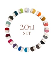 SENSY Premium 20 Adet 50 gr Baby Cotton Amigurumi Ve Punch (panç) İpi Set22