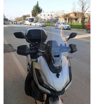 MOTOCAM Honda Adv 350 Ön Cam 2023-2026 Model 72cm Şeffaf Renkli 4mm UZUN