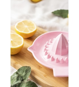 Akrilik Koyu Pembe Limon Sıkacağı Pratik Limon Sıkacağı