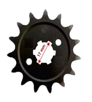 BAJAJ DİSCOVER ÖN DİŞLİ 428-15T İÇ 17X6 TIRNAKLI 2 DELİKLİ ÖM