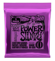 Ernieball P03220 POWER SLINKY Elektro Gitar Tel Seti (3lü Paket)