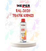 Helper RAL 3020 Trafik Kırmızı Akrilik Sprey Boya 300 ML