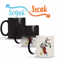 Looney Tunes The King Bugs Bunny Sihirli Kupa Bardak Porselen