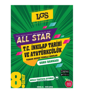 NEWTON 8.SINIF ALL STAR İNKILAP TARİHİ VE ATATÜRKÇÜLÜK SORU BANKASI