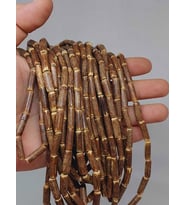 Hindistan Cevizi Kabuğu Ahşap Dizi Boru Kesim 4.5*15mm (53056)