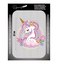 Unicorn Boynuzlu At Iron Press Tekstil Ütü İle Yapışabilen Transfer Baskı Kağıdı DTF BASKI (Karışık)