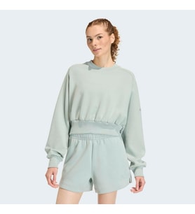 adidas KA7015 W ALL SZN SL SW Kadın Sweatshirt (Yeşil)