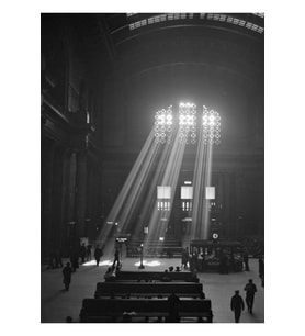 Union Station Bekleme Odası, 1943. Eski Fotoğraf Tablo Ahşap Poster Dekoratif