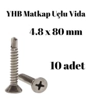 Matkap Uçlu Vida YHB 4.8x80 10 Adet