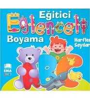 Ema Eğitici Eğl.Boyama-Harfler-Sayılar/Emaçocuk
