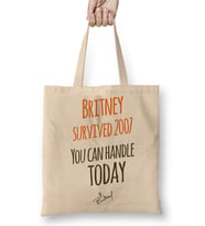 Britney Survived 2007 Bez Çanta Uzun Saplı