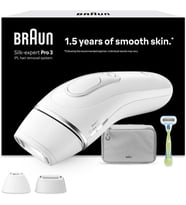 Braun Silk·Expert Pro 3 Ipl Tüy Alma Sistemi, Pl3122, Çanta, Gillette Venus Ve 2 Başlık Ile