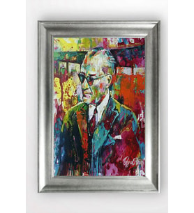 Gümüş Çerçeveli Atatürk Tablo cv686