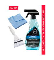KIŞLIK 3'LÜ SET BUZ ÇÖZÜCÜ+TERMİNATÖR+40X40 TEMİZLİK BEZİ(1ADET)