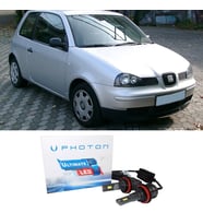 Seat Arosa Led Xenon Uzun + Kısa Far Ampulü H4 Ultimate Yeni Seri Beyaz 1997-2000