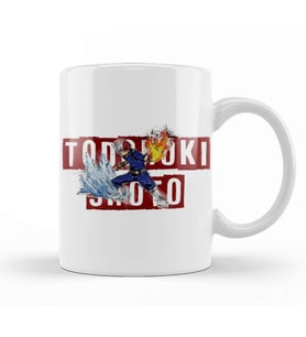Todoroki Half Half Todoroki Shoto Kupa Bardak Porselen