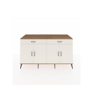 Kronos Konsol 4 Raflı 2 Çekmeceli 4 Kapaklı 176x59x99 Çam-Aytaşı