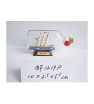 DENİZCİLİK › DENİZCİLİK GRUBU › Marine Şişe Gemi-Z&A ŞİŞE GEMİ>>10x2.5x5.5 cm.