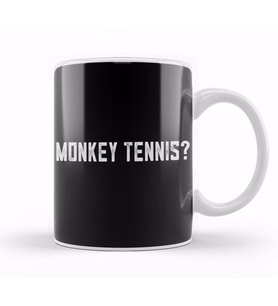 Alan Partridge Monkey Tennis Kupa Bardak Porselen