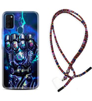 Samsung M21 M22 M23 M30 M31S M32 Kılıf Boyun Asklı Rasta Silikon Thunder Play 1760