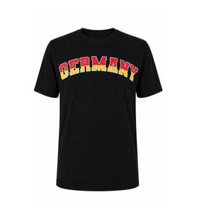 Trender Germany Baskılı Siyah Erkek T-Shirt 26YSÖ8000003