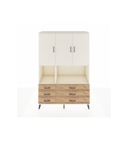 Hyperion Dolap 6 Raflı 6 Çekmeceli 3 Kapaklı 132x44x195 Aytaşı-Aytaşı/Çam