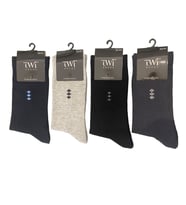 Vos Versa Twisocks Pamuk Soket Baklava Desen Karışık Erkek Çorap 12'li Karışık Renk T-2500/561