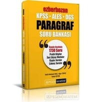 Pegem Akademi Yayınları Kpss Ales Dgs Ezberbozan Paragraf Soru Bankası
