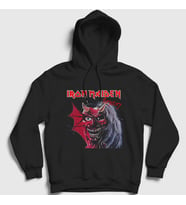 Presmono Unisex Siyah Purgatory Metal Iron Maiden Kapüşonlu Sweatshirt 513540tt